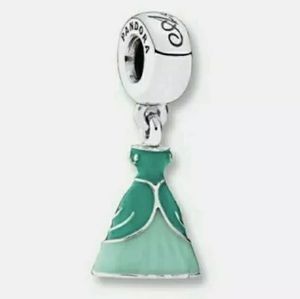 Pandora Disney Ariel's dress dangle charm.
